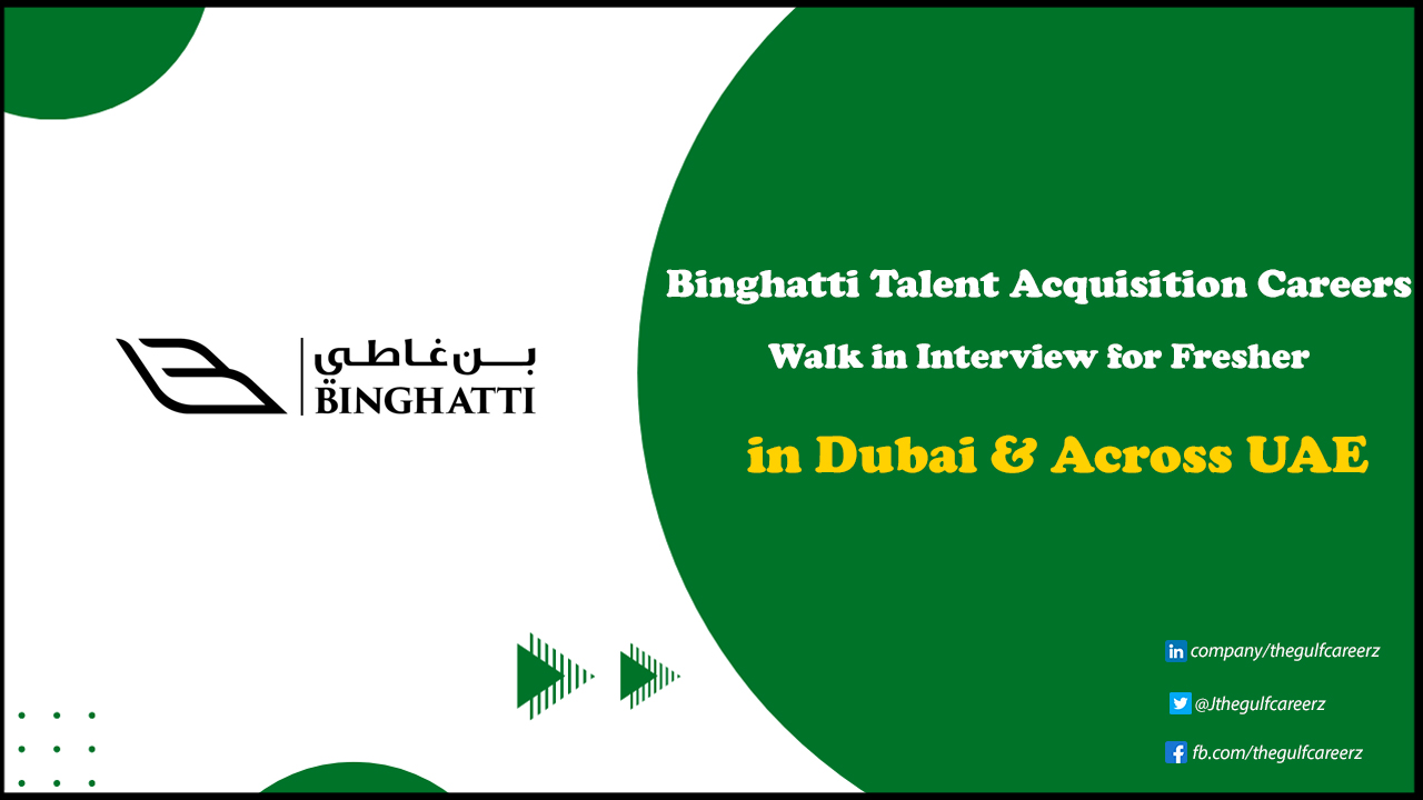 Binghatti Talent Acquisition Careers